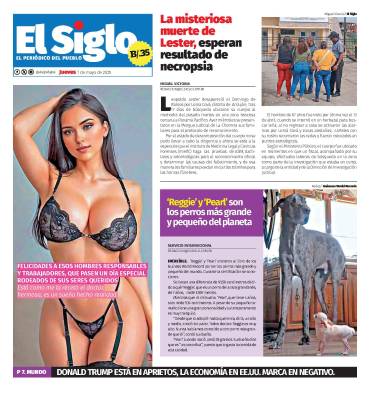 Portada del impreso del 1 de mayo de 2025