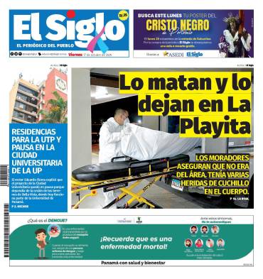 Portada del impreso del 17 de octubre de 2025