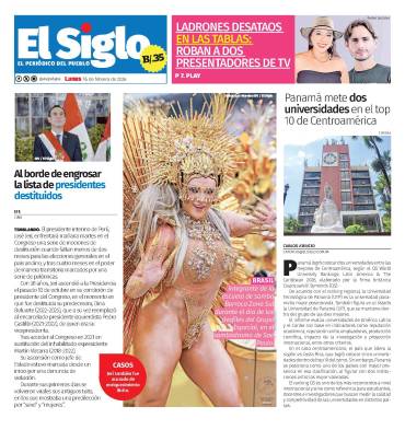 Portada del impreso del 16 de febrero de 2026