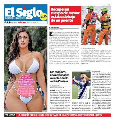 Portada del impreso del 18 de junio de 2025