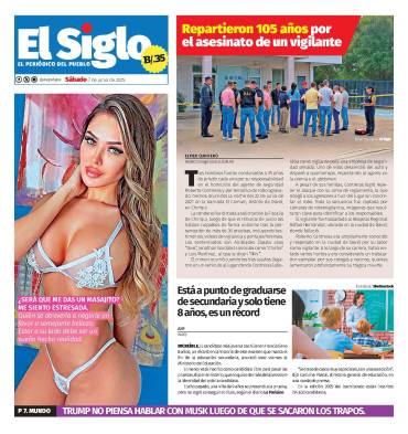 Portada del impreso del 7 de junio de 2025