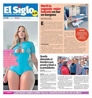 Portada del impreso del 7 de noviembre de 2025