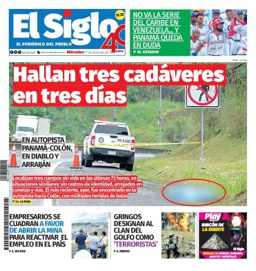 Portada del impreso del 17 de diciembre de 2025