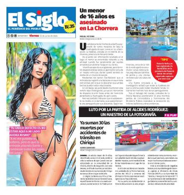 Portada del impreso del 12 de junio de 2026