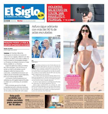 Portada del impreso del 9 de diciembre de 2025