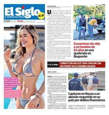 Portada del impreso del 14 de agosto de 2026