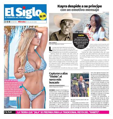 Portada del impreso del 29 de julio de 2026