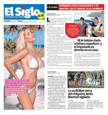 Portada del impreso del 4 de septiembre de 2026