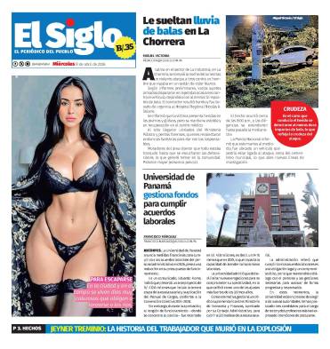 Portada del impreso del 8 de abril de 2026