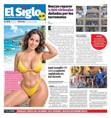 Portada del impreso del 5 de agosto de 2026