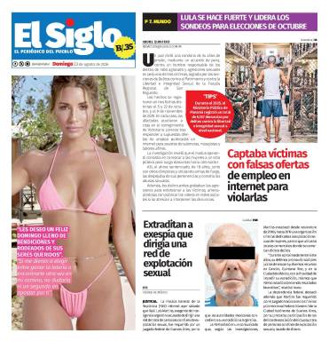Portada del impreso del 23 de agosto de 2026