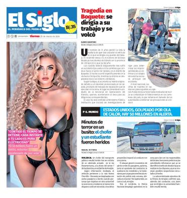 Portada del impreso del 20 de marzo de 2026