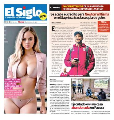 Portada del impreso del 30 de octubre de 2026