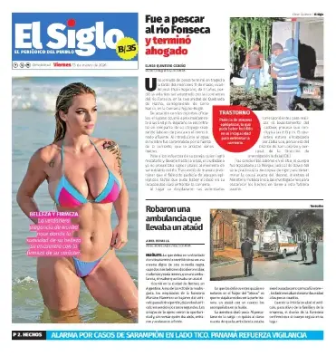 Portada del impreso del 13 de marzo de 2026