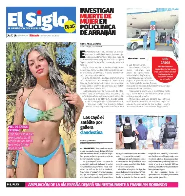 Portada del impreso del 14 de marzo de 2026