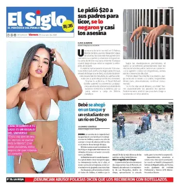 Portada del impreso del 23 de enero de 2026