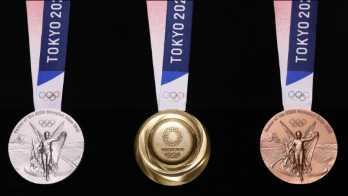 Revelan diseño de las medallas de Tokio 2020