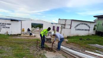 Rehabilitan cementerios de Arraiján