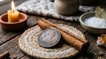 Ritual exprés de la moneda y la canela para atraer la prosperidad