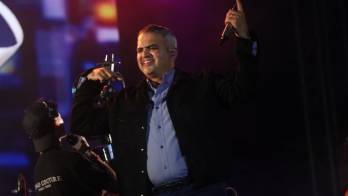 Jhonathan Chávez puso a bailar a todos los presentes en la Ciudad del Saber al rítmo de la música típica de su conjunto ‘Los Triunfadores’.