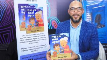 Alfredo Mitre presenta ‘Fred y la misión digital’ en la Feria del Libro y hablará sobre violencia digital junto a la diputada Yarelis Rodríguez este sábado 29 de agosto.