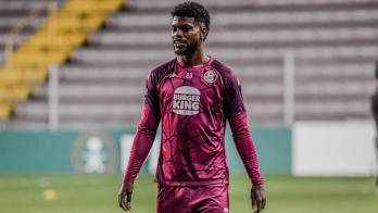 Newton Williams durante el partido.