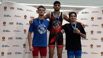 Jorge Calviño conquista el bronce en su debut en la lucha olímpica