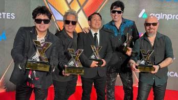 Los Rabanes celebraron un nuevo triunfo internacional al ganar el Premio Estela a Mejor Canción Reguetón por ‘La Máscara’.