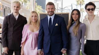 David Beckham celebró uno de los días más importantes de su carrera acompañado por su esposa, Victoria Beckham, y tres de sus hijos, quienes estuvieron presentes durante la emotiva ceremonia en Hollywood.