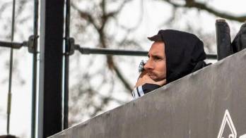 Messi llamó la atención de todos.