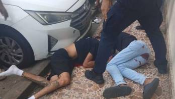 Las víctimas fueron sorprendidas por sicarios que se movilizaban en una moto negra