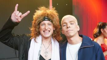 El chileno Rodrigo González, imitador de Bon Jovi, sorprendió al ceder su pase a semifinales a Eminem.