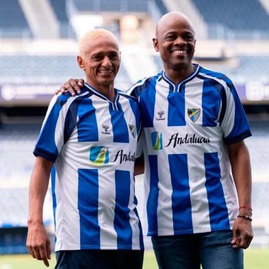 Julio Dely, el ídolo eterno del Málaga