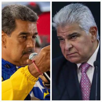 Nicolás Maduro y José Raúl Mulino.