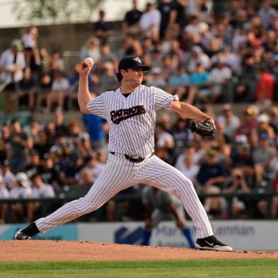 Gerrit Cole durante su apertura.