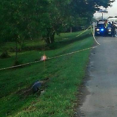 La Policía Nacional se mantienen en el área del suceso.