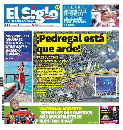 Portada del impreso del 11 de noviembre de 2025