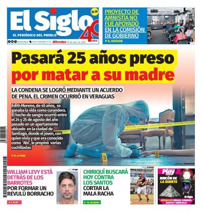 Portada del impreso del 16 de abril de 2025