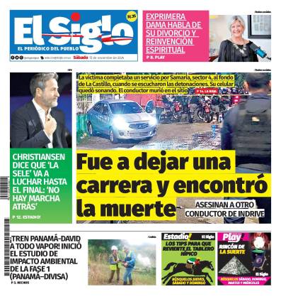 Portada del impreso del 15 de noviembre de 2025