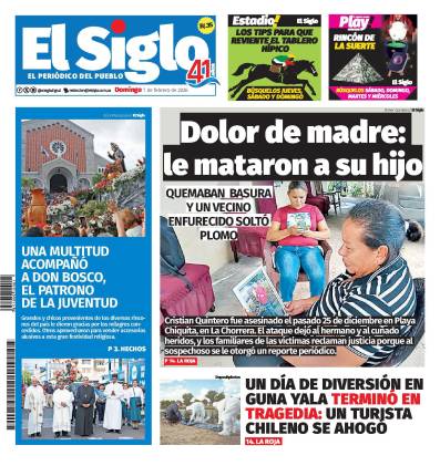 Portada del impreso del 1 de febrero de 2026