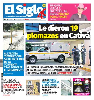 Portada del impreso del 30 de diciembre de 2025