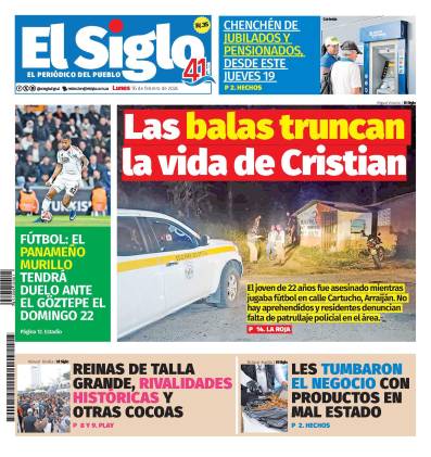 Portada del impreso del 16 de febrero de 2026