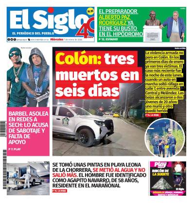 Portada del impreso el 7 de enero de 2026