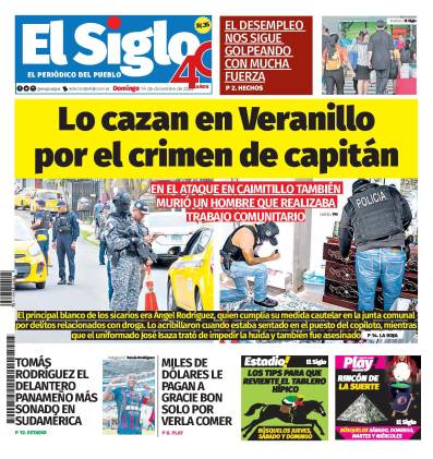 Portada del impreso del 14 de diciembre de 2025