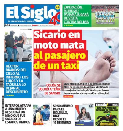 Portada del impreso del 11 de diciembre de 2025