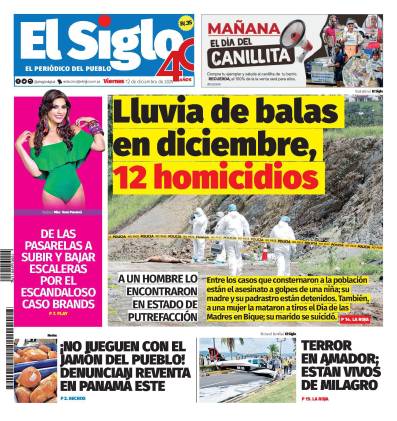 Portada del impreso del 12 de diciembre de 2025