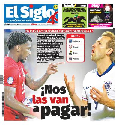 Portada del impreso del 6 de diciembre de 2025