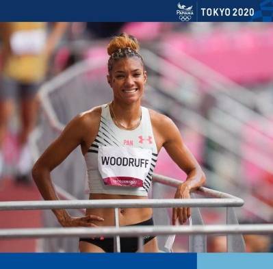 Gianna woodruff terminó en el séptimo puesto en la final de los 400 metros vallas
