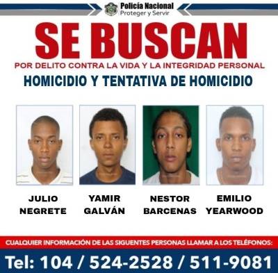 Aquí los 17 más buscados en Colón por la Policía Nacional