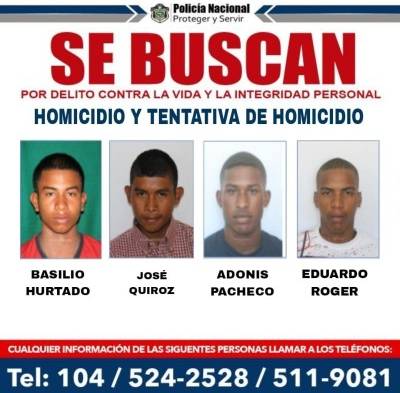 Aquí los 17 más buscados en Colón por la Policía Nacional